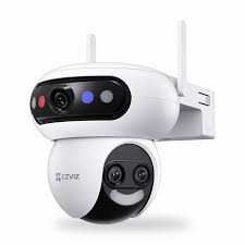Camara Ezviz PT WiFi 6 H90f 3K Triple Lens Smart Tracking 2X/Zoom Color NIghts RED/BLUE Lights CS-H90f-R105-8GT5W